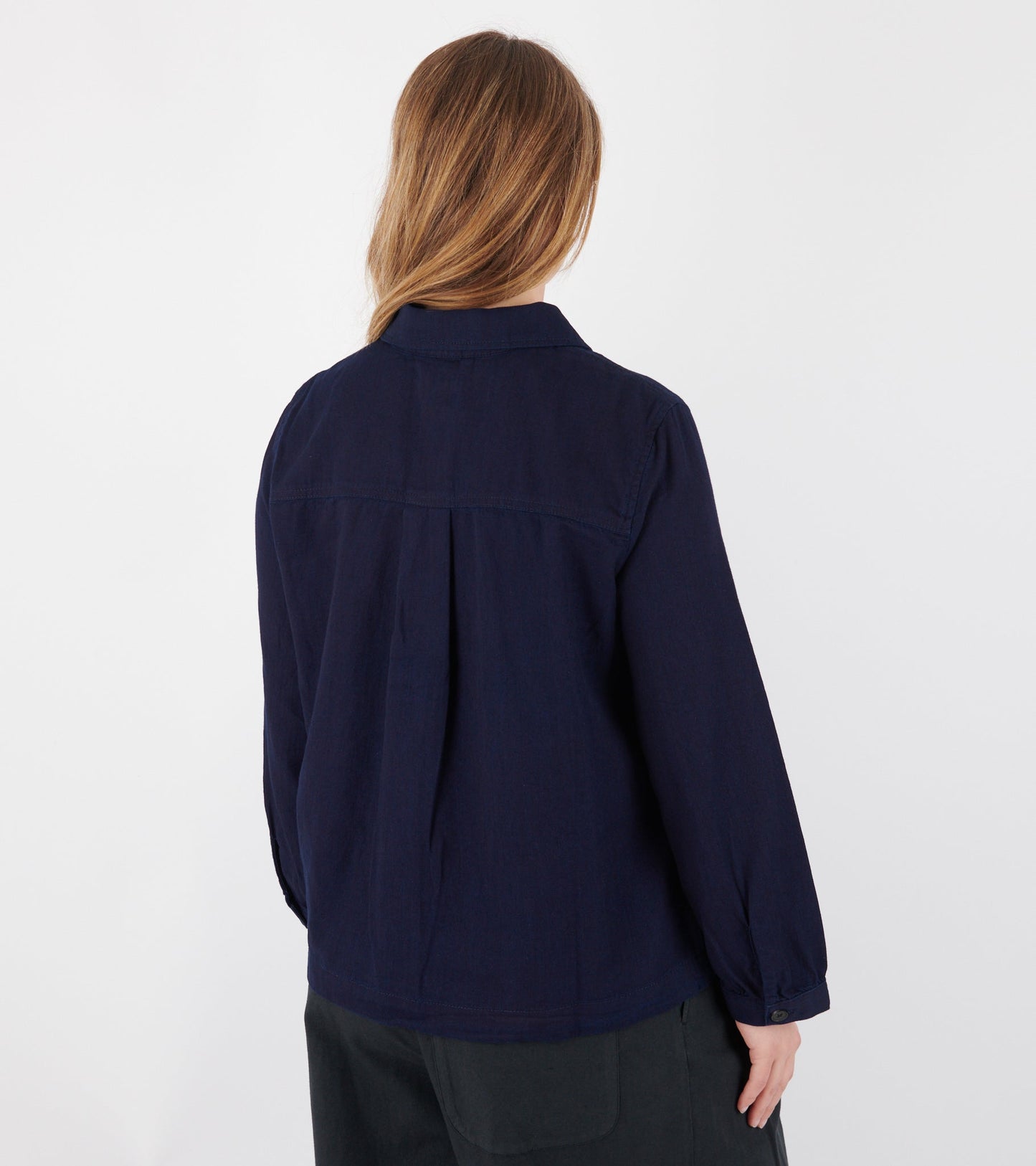 Baya Cotton Twill Shirt Indigo