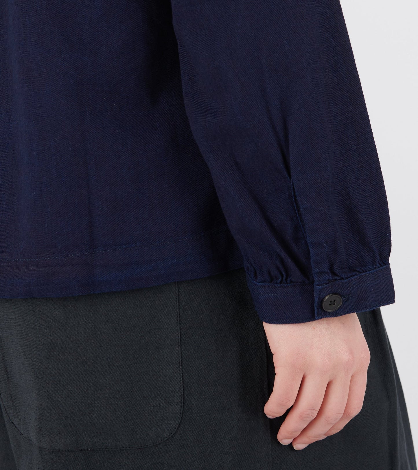 Baya Cotton Twill Shirt Indigo