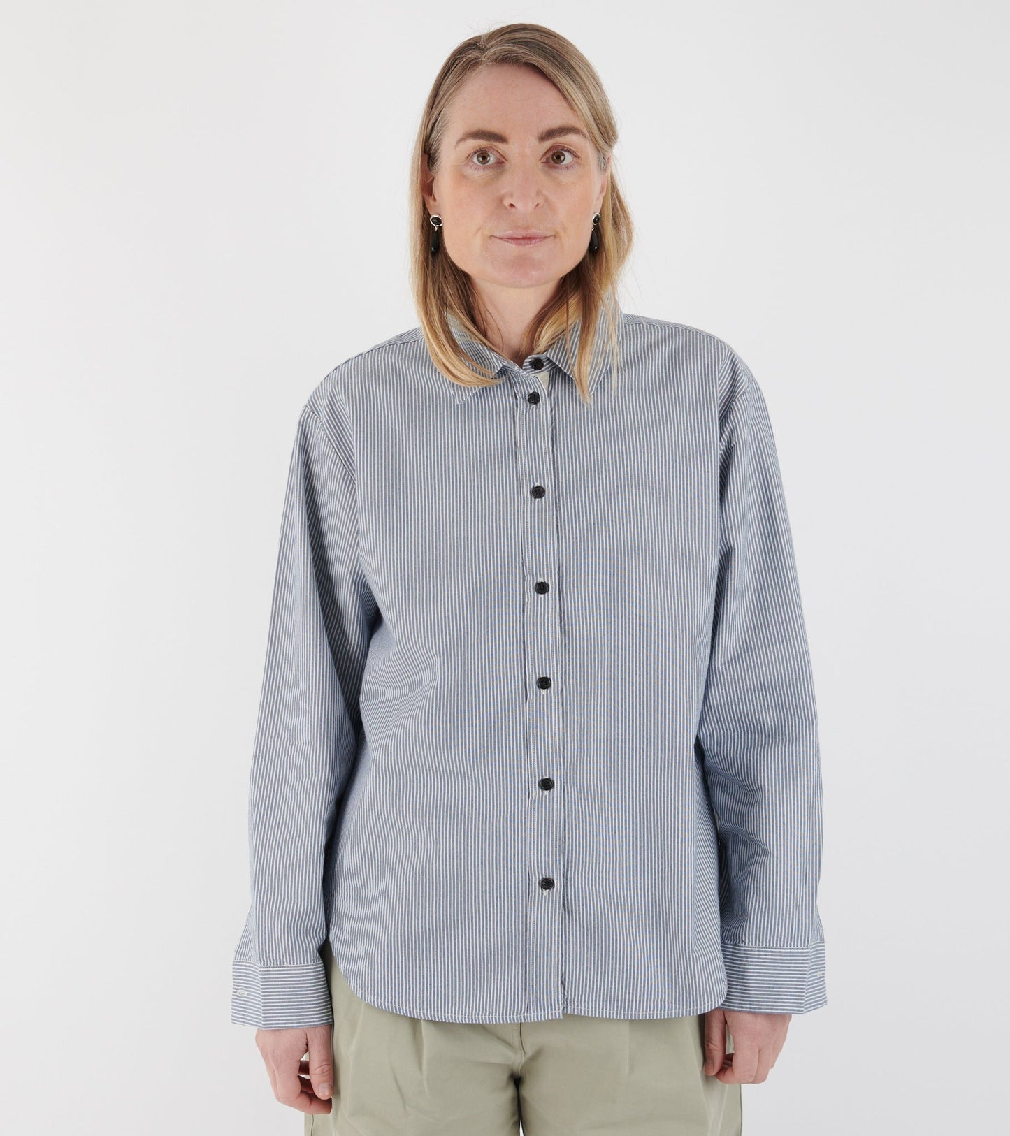 Paulina Shirt Striped Mix Blue Boy