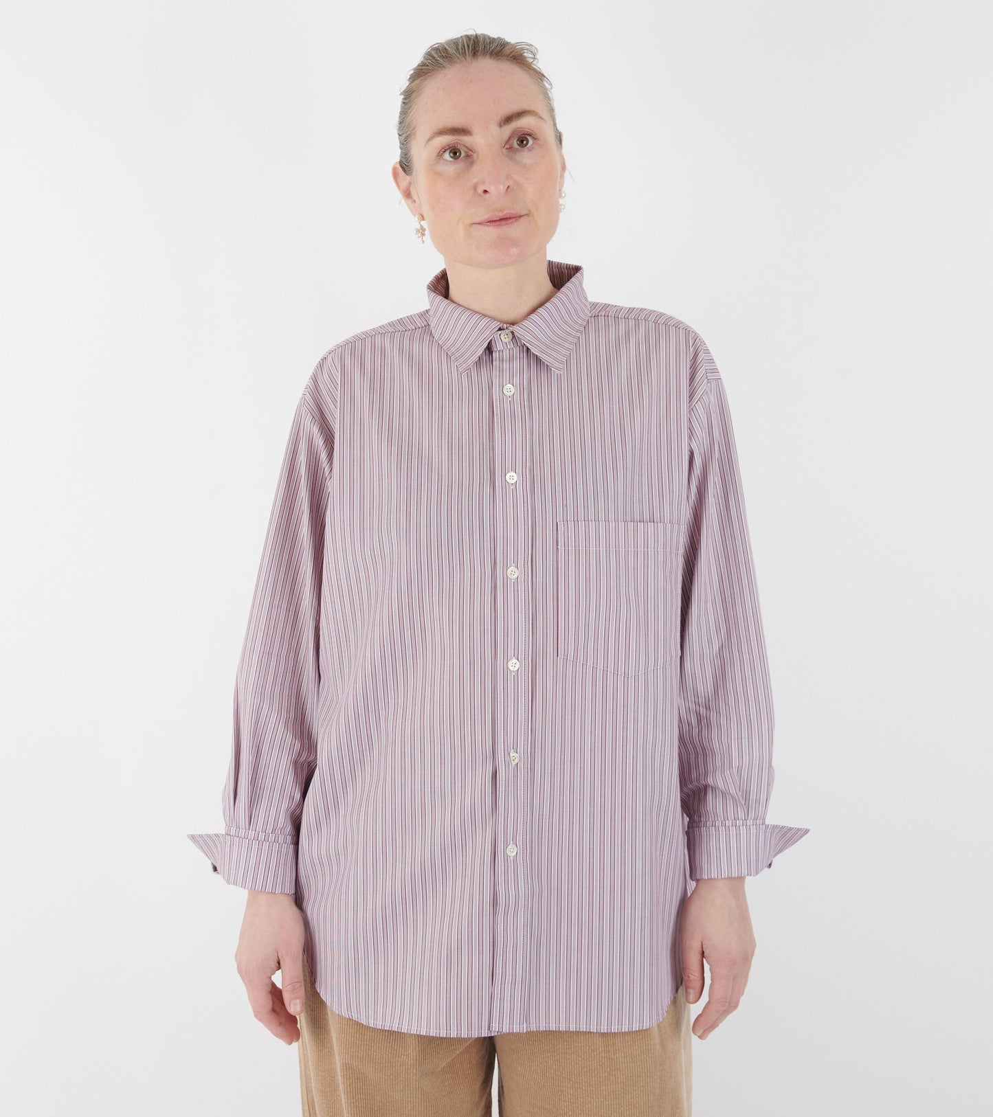 Margit Shirt Red Stripe