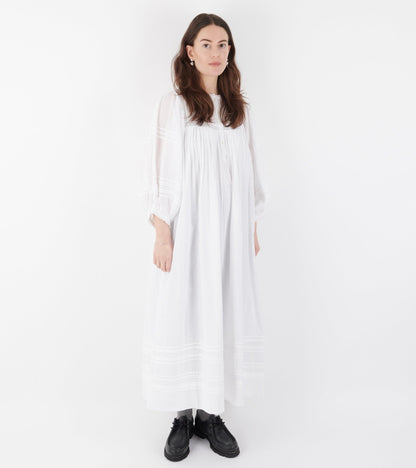 Florentine Dress Optic White
