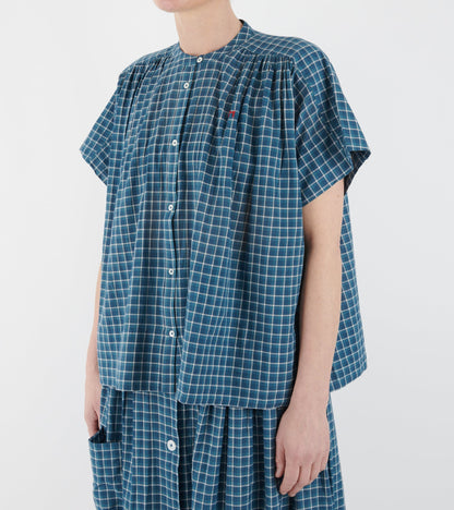 Max Blouse No. 775 Messenger Checks Indigo