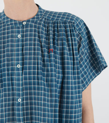 Max Blouse No. 775 Messenger Checks Indigo