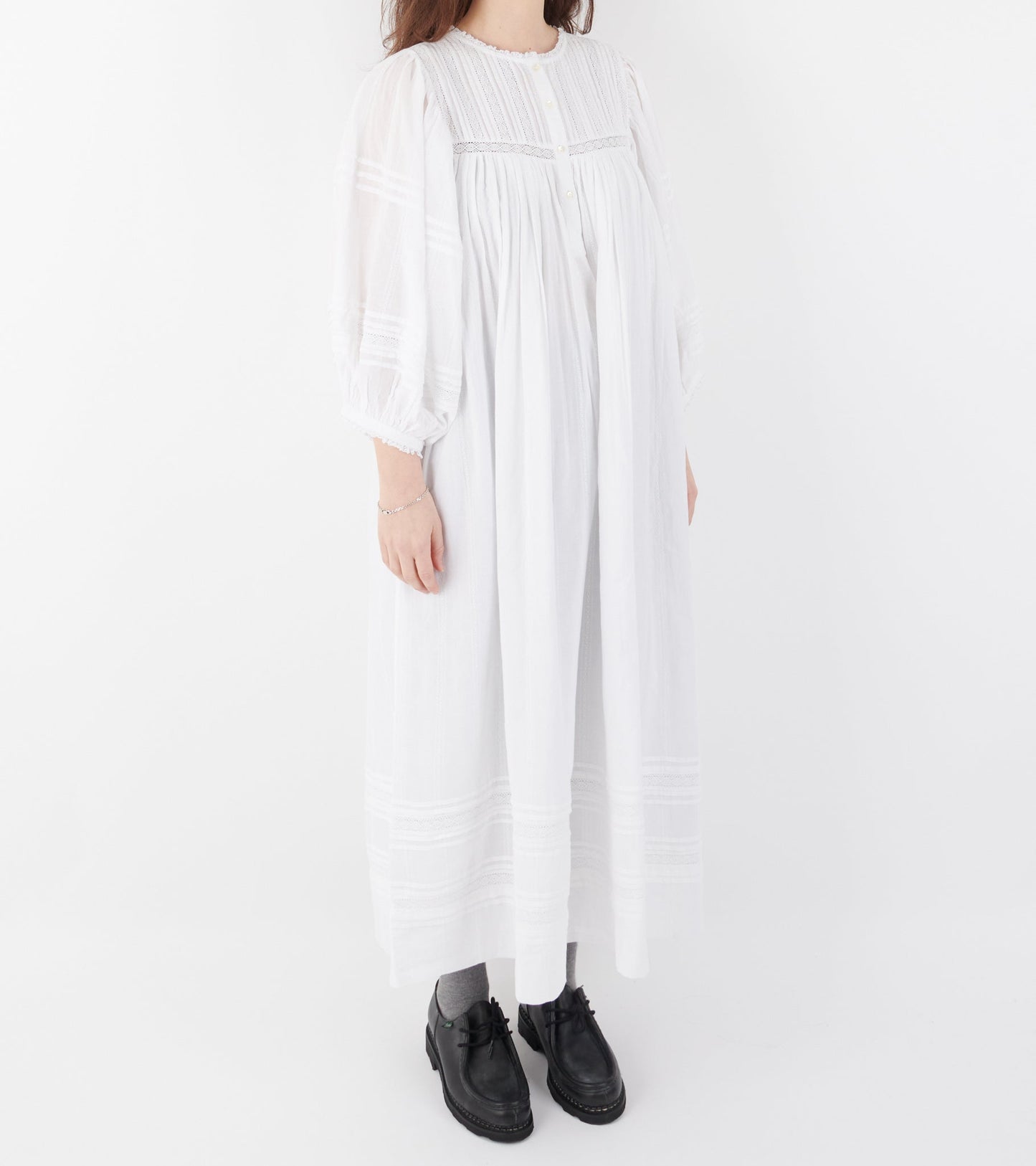 Florentine Dress Optic White
