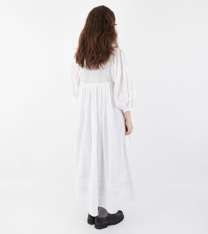 Florentine Dress Optic White