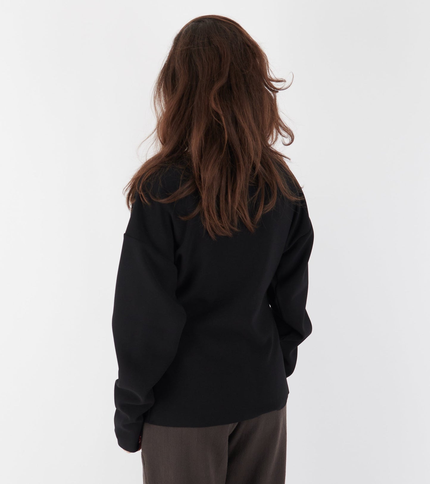 Lay2 Boatneck Cardigan Black
