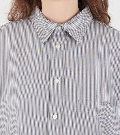 Margit Shirt Blue/Greyish Stripe