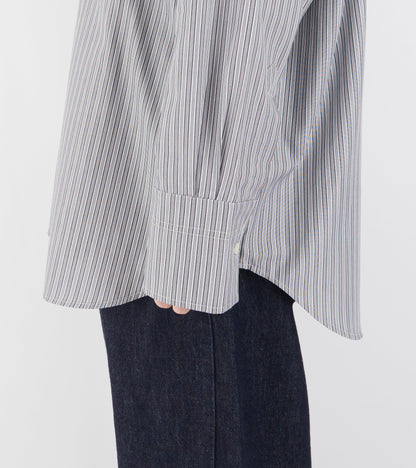 Margit Shirt Blue/Greyish Stripe