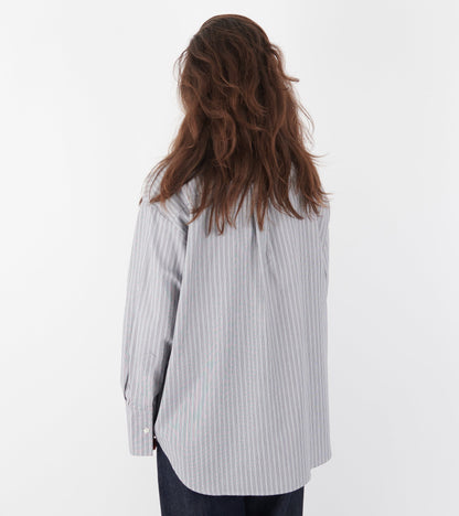 Margit Shirt Blue/Greyish Stripe