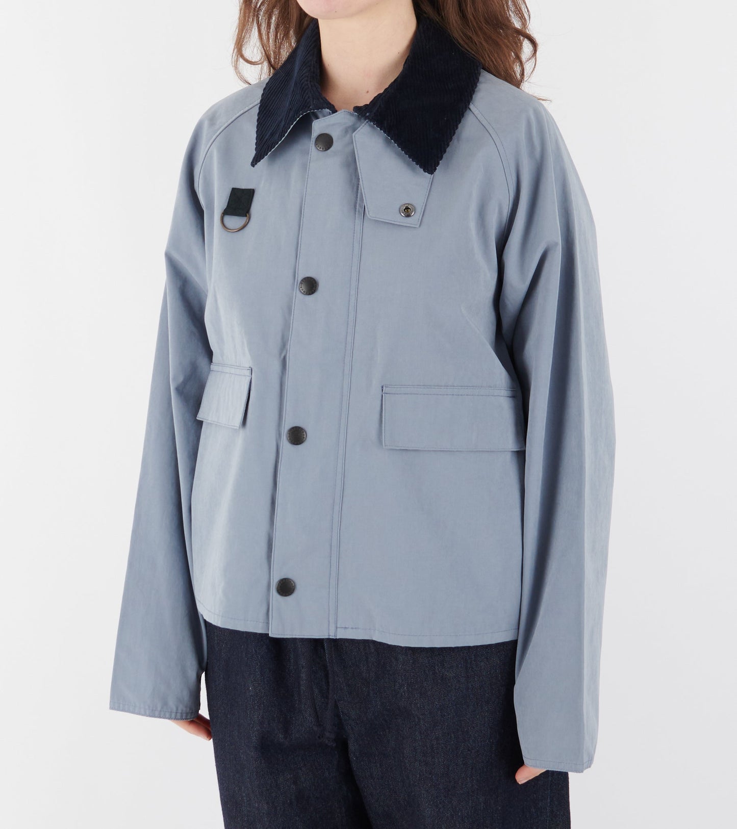 Spey Oversized Casual Jacket Washed Blue