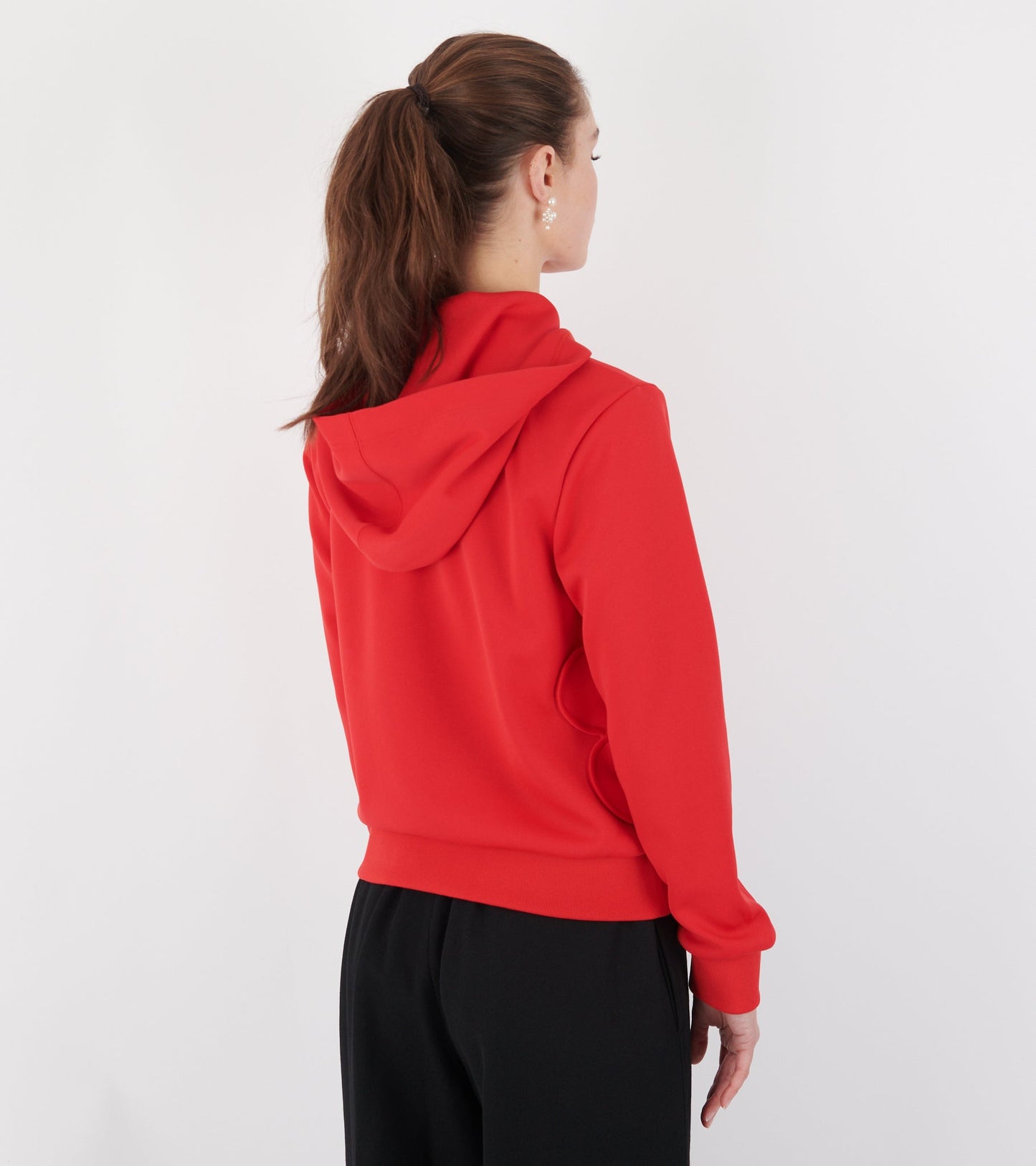 Flower Hoodie Red