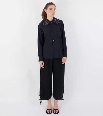 Flower Shirt Navy