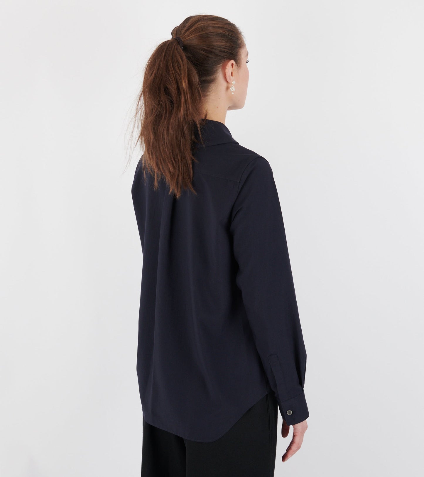 Flower Shirt Navy