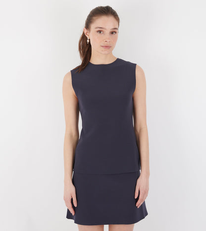Lay2 Drape Top Mood Indigo