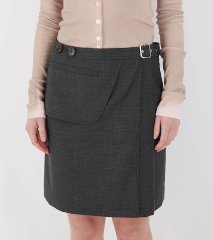 Alia Skirt Grey/Black