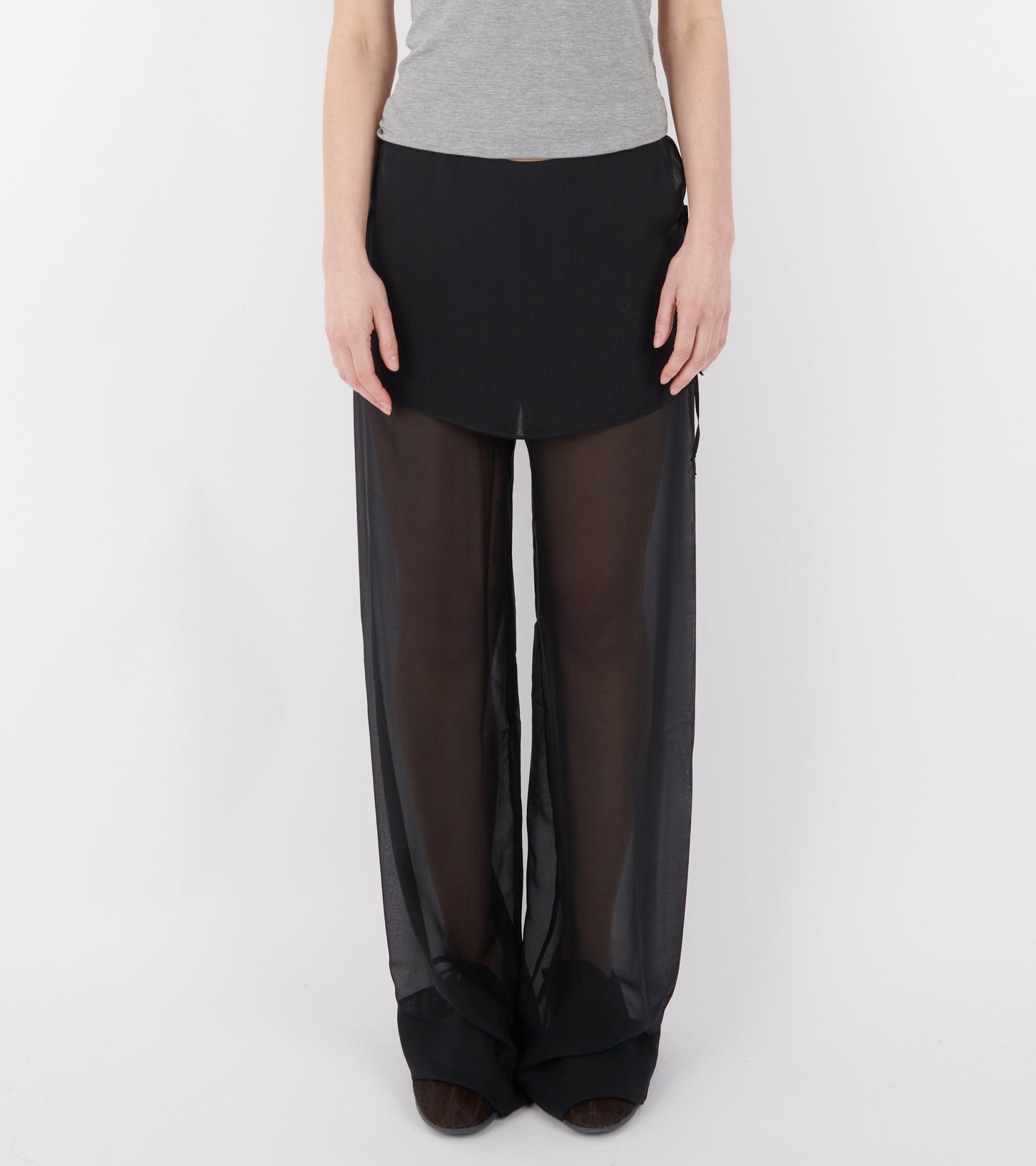 Silk Archive Pants Black