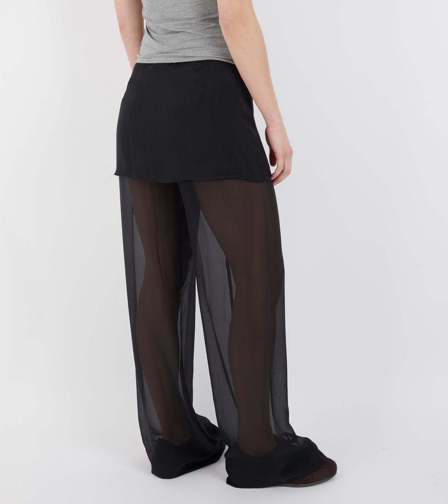 Silk Archive Pants Black