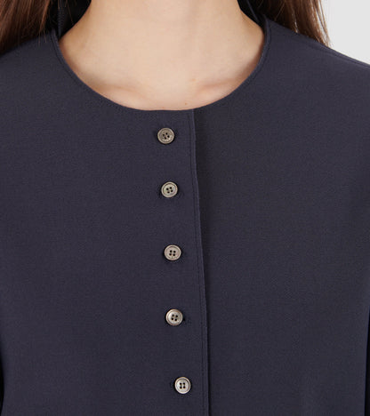 Lay3 Half-sleeve Blouse Mood Indigo