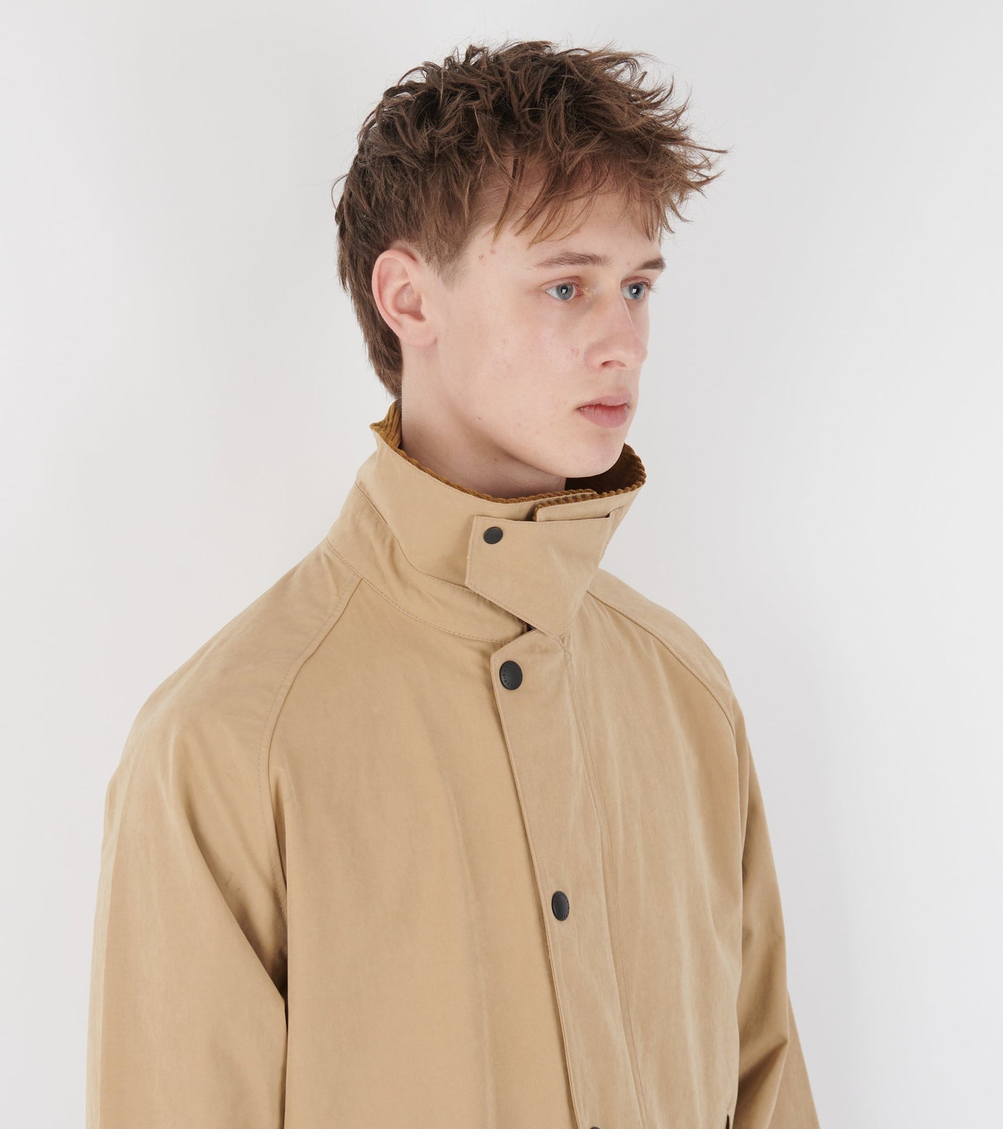 Transporter Oversized Casual Jacket Stone