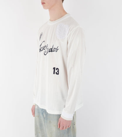 Logo Sports Jersey Top White