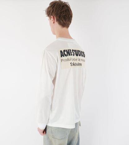 Logo Sports Jersey Top White