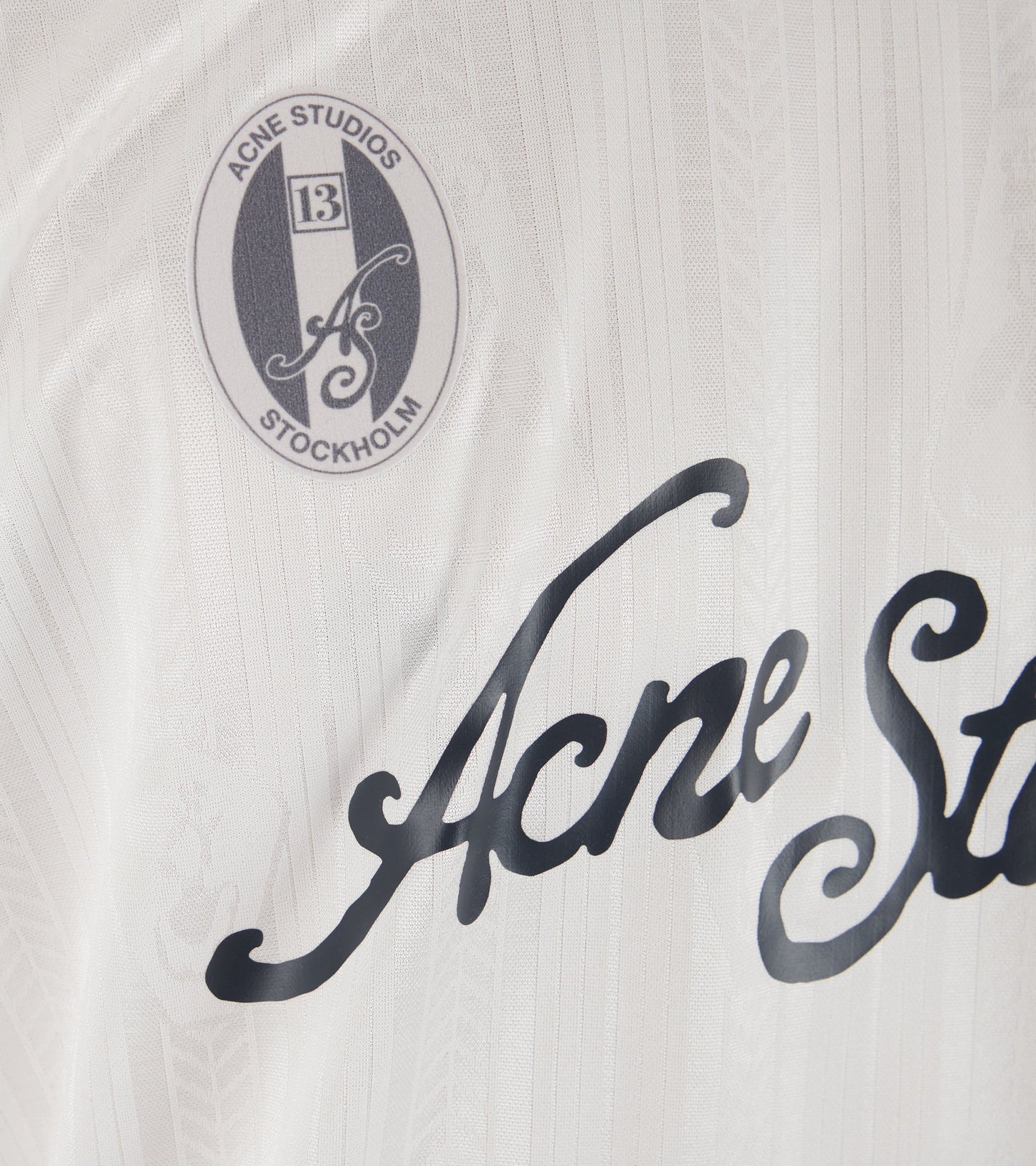 Logo Sports Jersey Top White