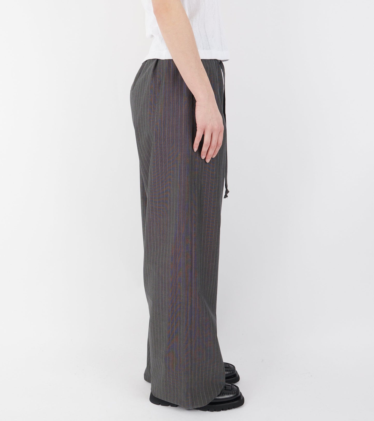 Ingrid Pant Dark Grey Pinstripe