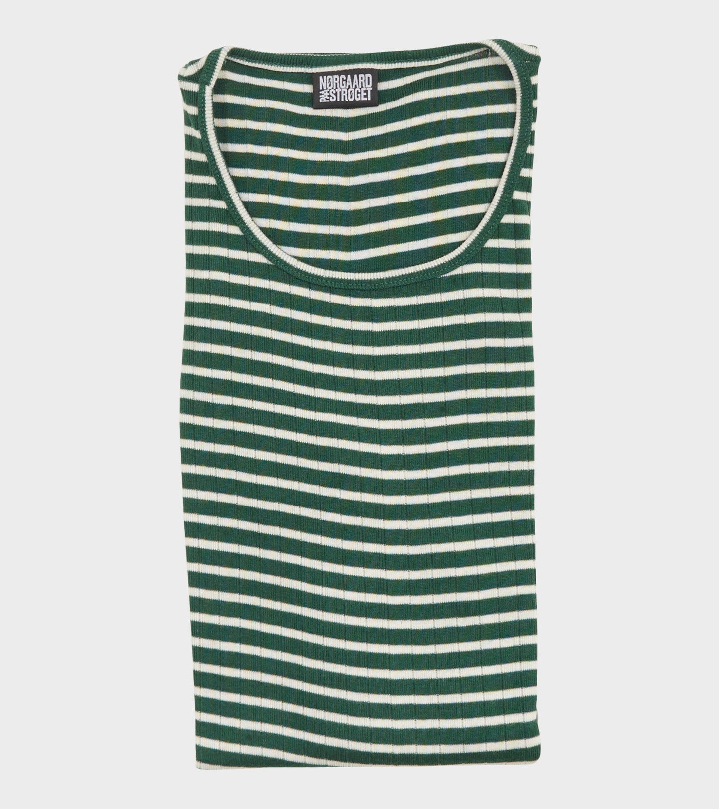 101 Rib NPS Stripes Bottle Green/Ecru