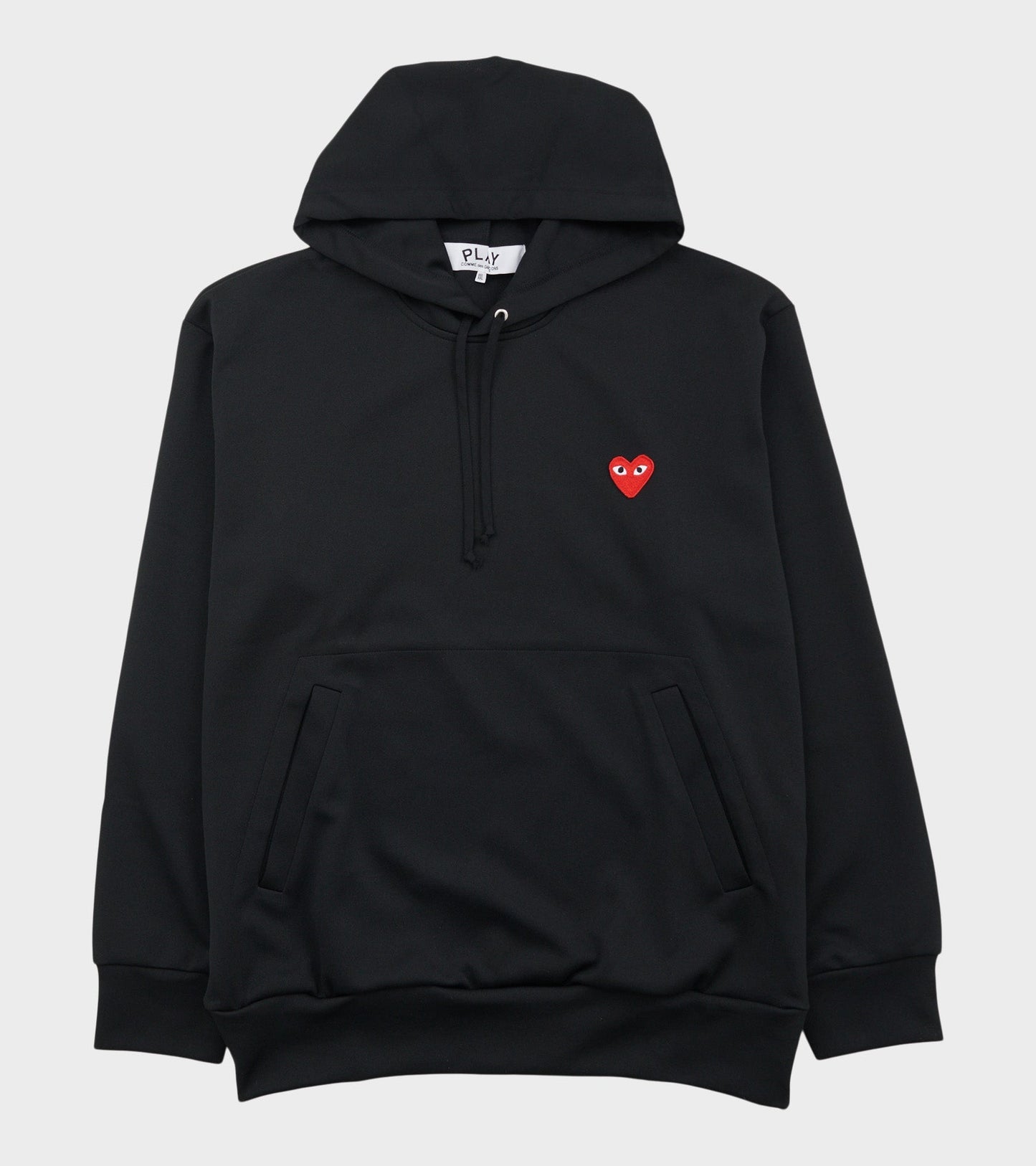 U Red Heart Hoodie Black