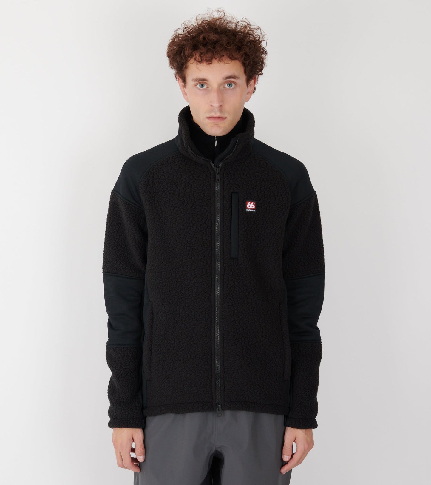 Tindur Shearling Jacket Black