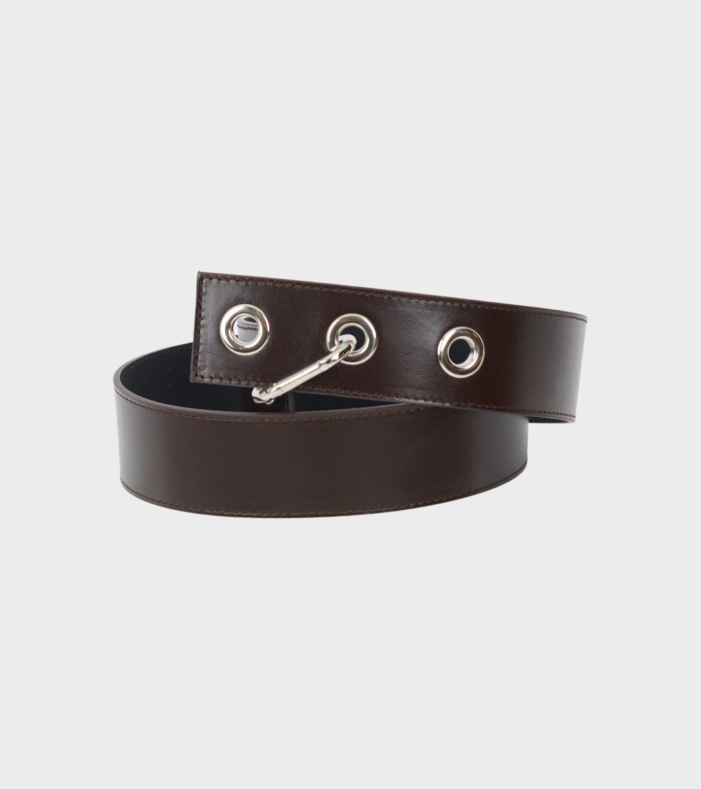 Hoop Belt Dark Brown