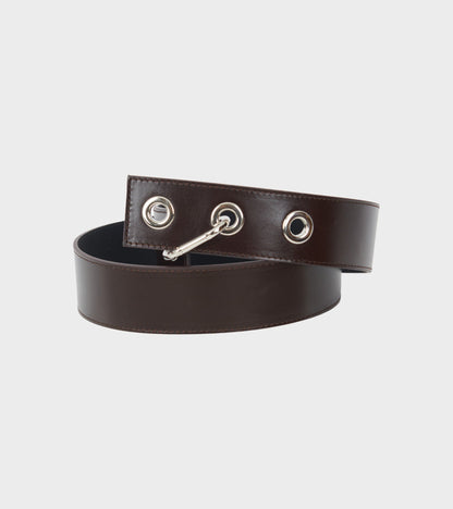 Hoop Belt Dark Brown