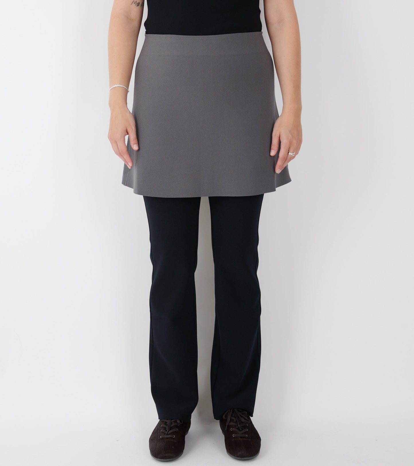 Lay3 A Mini Skirt Silver