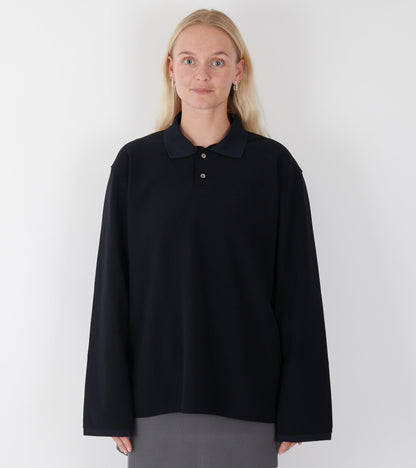 Lay2 Long-Sleeve Polo Ink