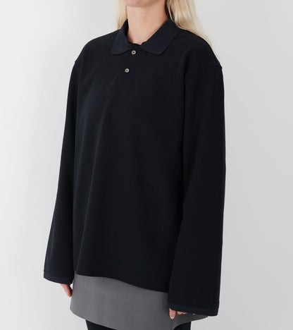 Lay2 Long-Sleeve Polo Ink