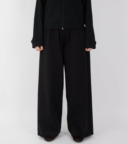 Lace Sweatpants Black