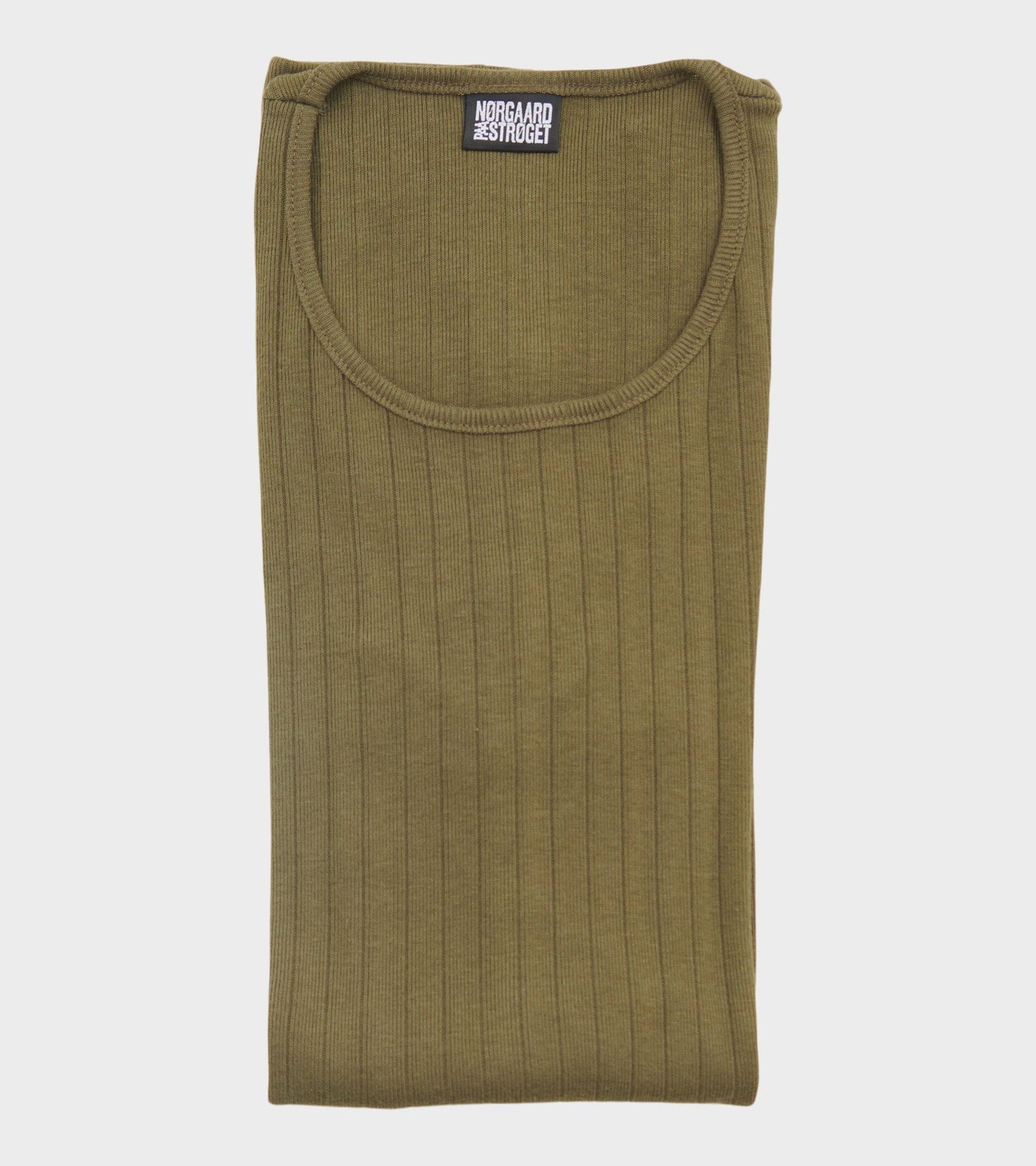 101 Rib Solid Colour Army