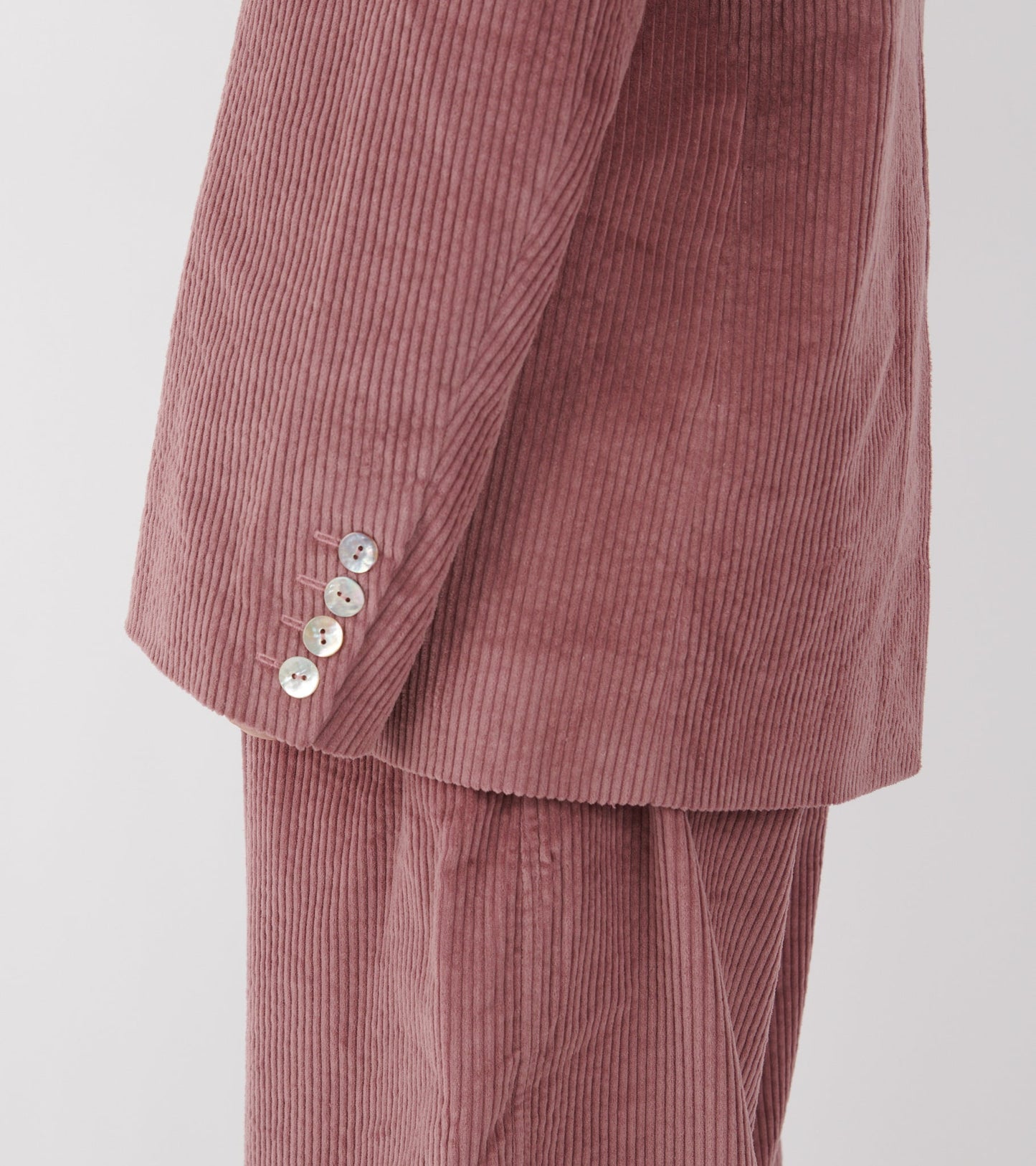 Japanese Cotton Corduroy Andie Blazer Thistle