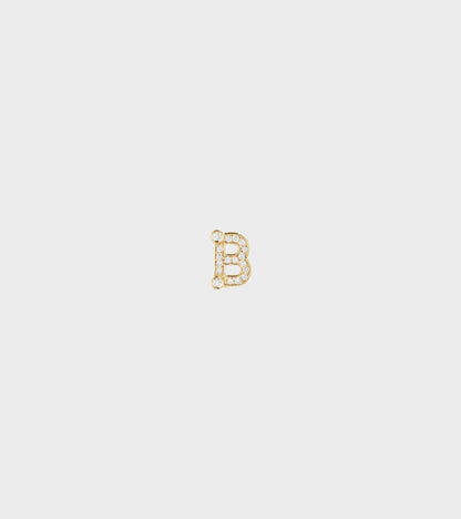 Petite B Earring Gold