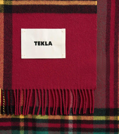 Lambswool Blanket Red Plaid