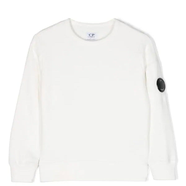 Kids CP Company White Lens Sweatshirt