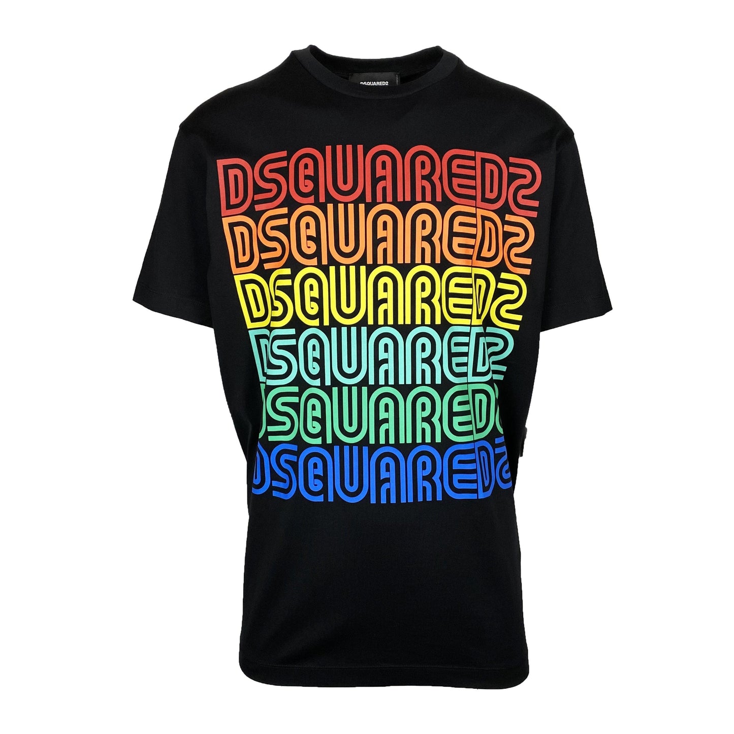 DSQUARED2 Black Multi Logo T-Shirt