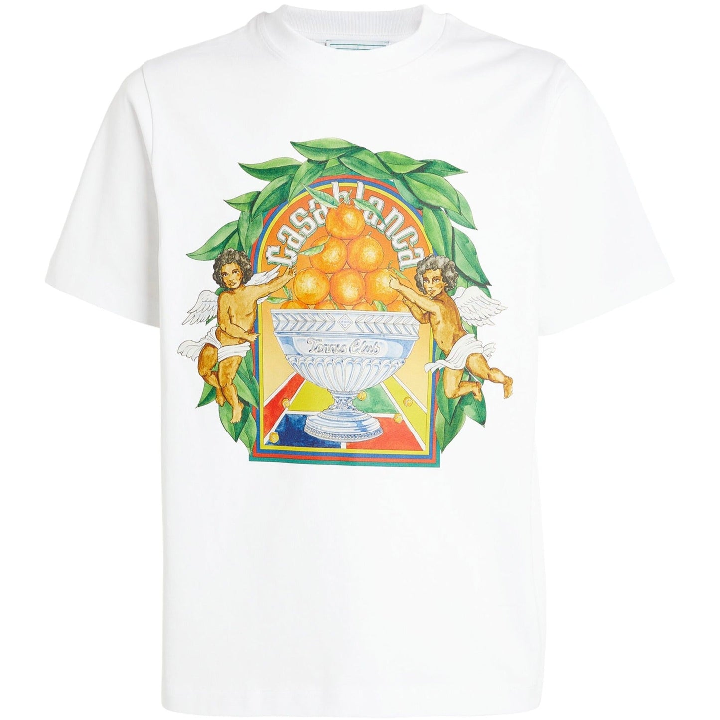 Casablanca White Logo T-Shirt