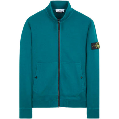 Stone Island Brushed Cotton Full Zip Up