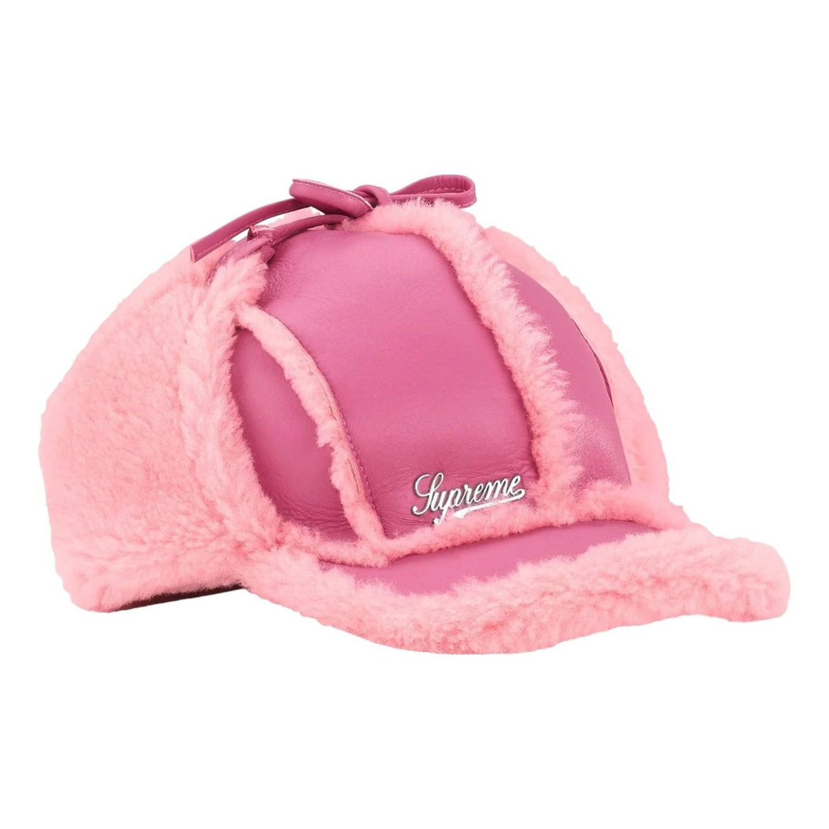 Supreme FW25 Shearling Lined Earflap Cap 'Pink' SUP-FW25-1100-PNK