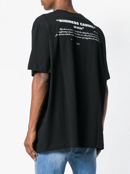 OFF WHITE BERNINI T-SHIRT BLACK