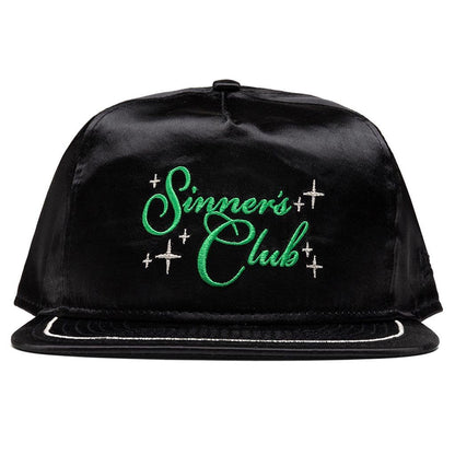 Feature x New Era Sinner's Club Golf Cap - Black Satin
