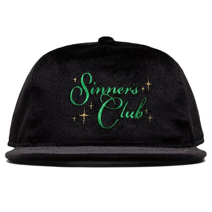 Feature x New Era Sinner's Club Golf Cap - Black Velvet