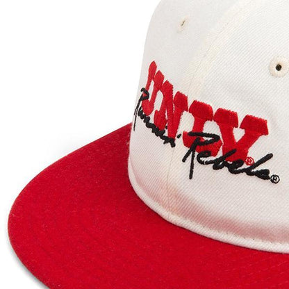 Feature x UNLV Block Script Snapback - Off-White/Red