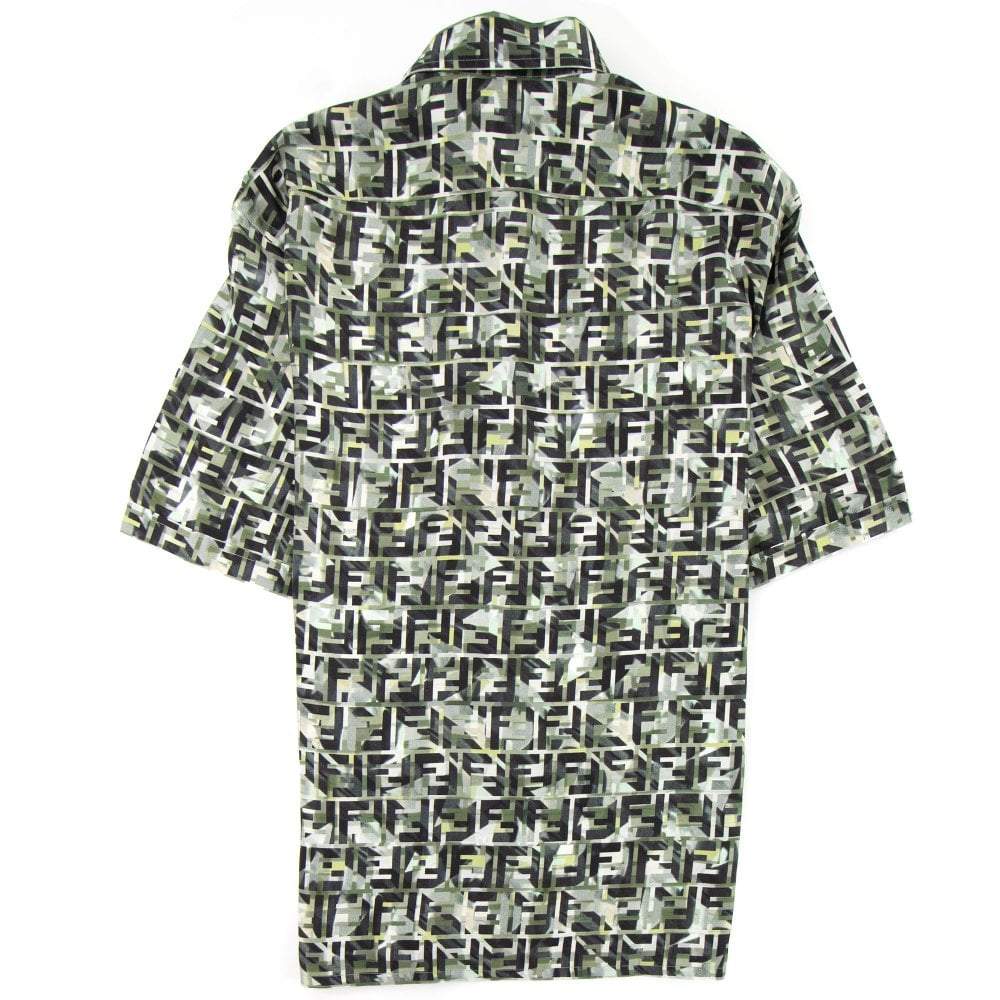 Fendi Camouflage FF Print Shirt